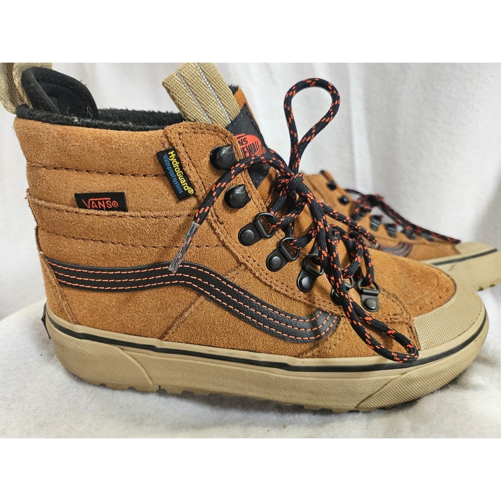 Vans Sk8-Hi MTE-2 Brown Suede Waterproof Cold Weather Boots Mens 4.5 Womens 6
